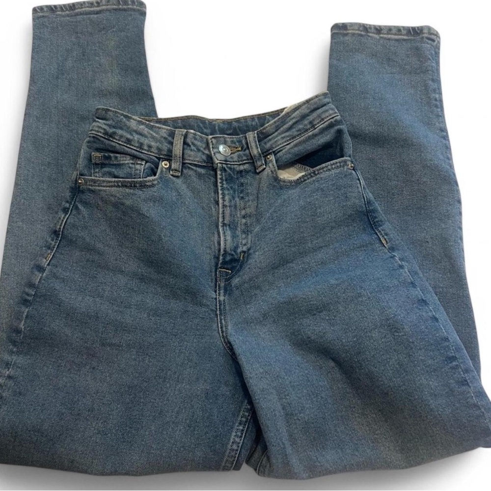 Classic Blue Denim mom jean